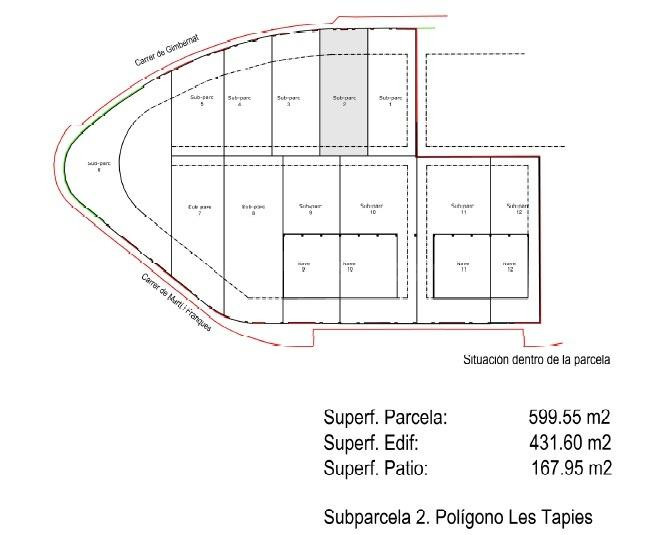 FANTÑSTICA PARCELA DE 599 M2 EN LES TAPIES HOSPITALET DE LÂ - foto 3