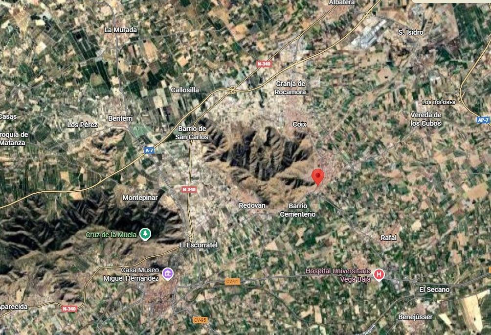SOLAR DE 412 M2 EN CALLOSA DE SEGURA (ALICANTE)
