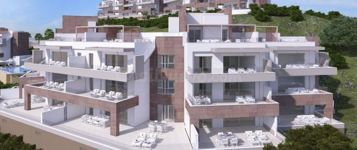 Nuevos apartamentos en venta sobre plano de 2 y 3 dormitorios y áticos en La Cala Resort, Mijas Cost