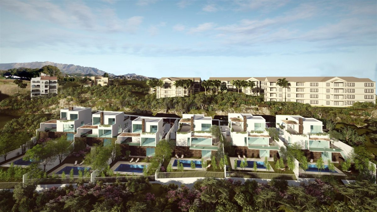 Villas de lujo con estilo contemporáneo  en construcción en La Cala Hills