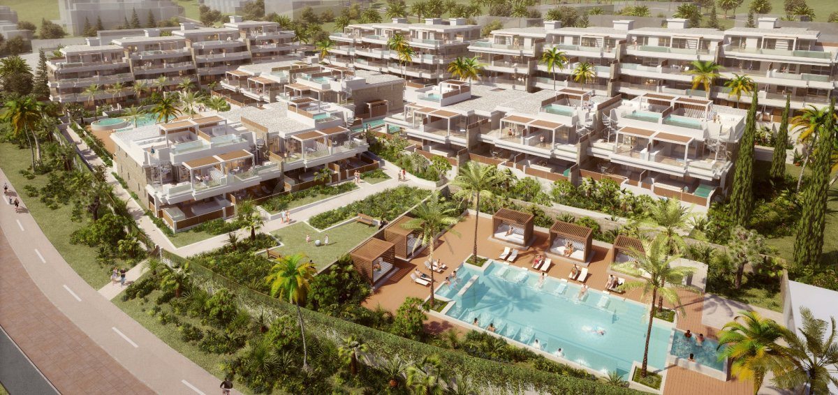 Moderno apartamento con terraza  en venta cerca de la playa en La Cala de MIjas