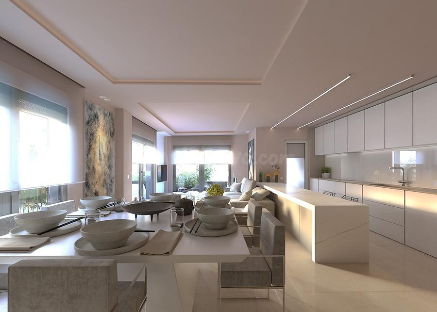 2 bedrooms 2 bathrooms apartment with terrace 10,6 m2 s and parking place, swimming pool