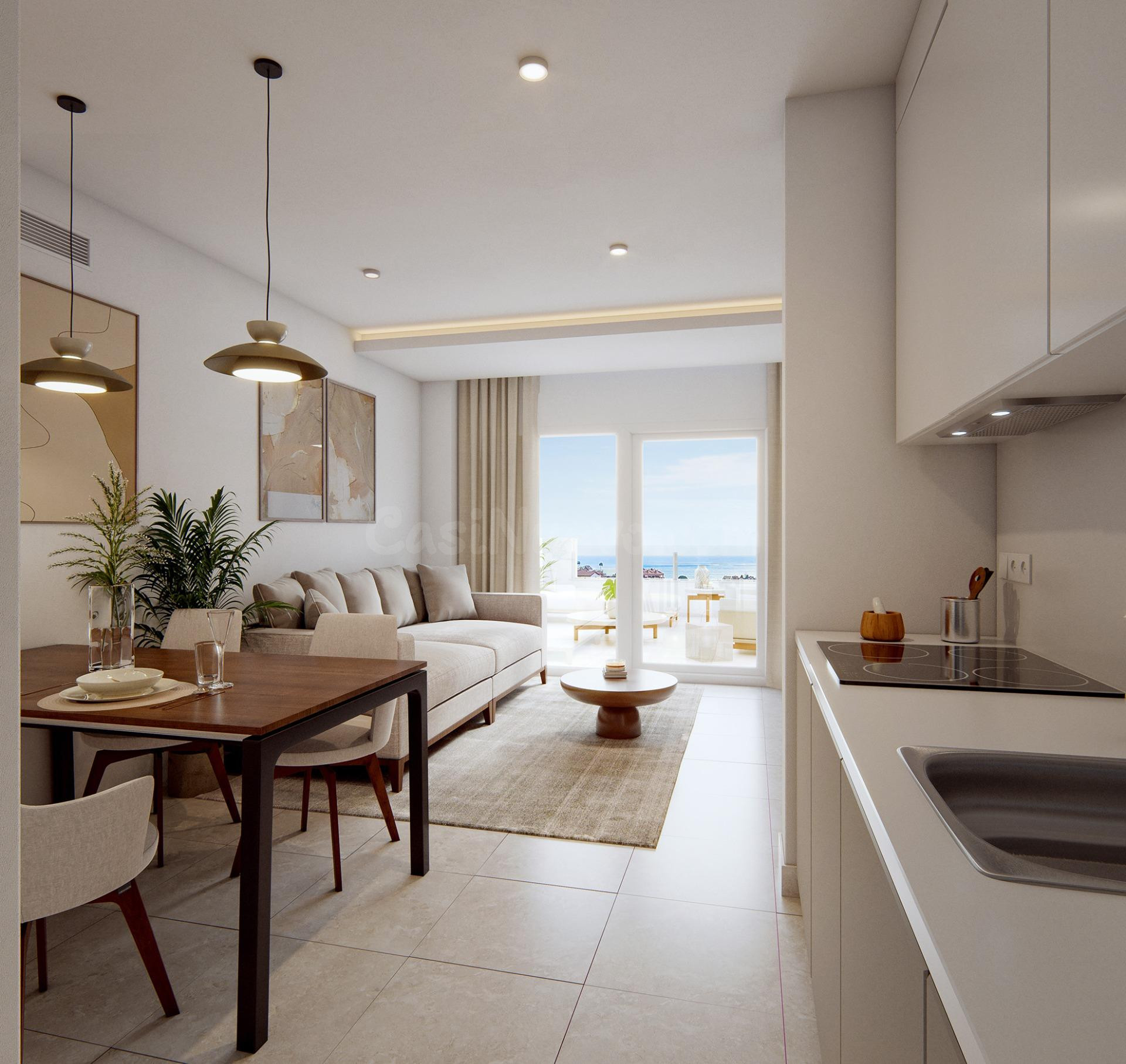 Piso con terraza orientación SUR, aparcamiento y trastero