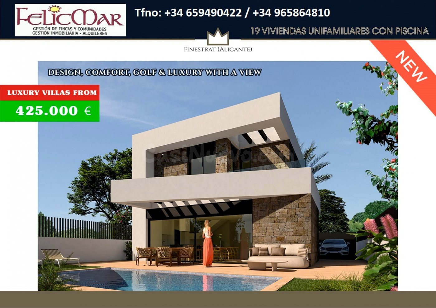New exclusive Villas next to golf in Finestrat!⛳LUXURY VILLAS