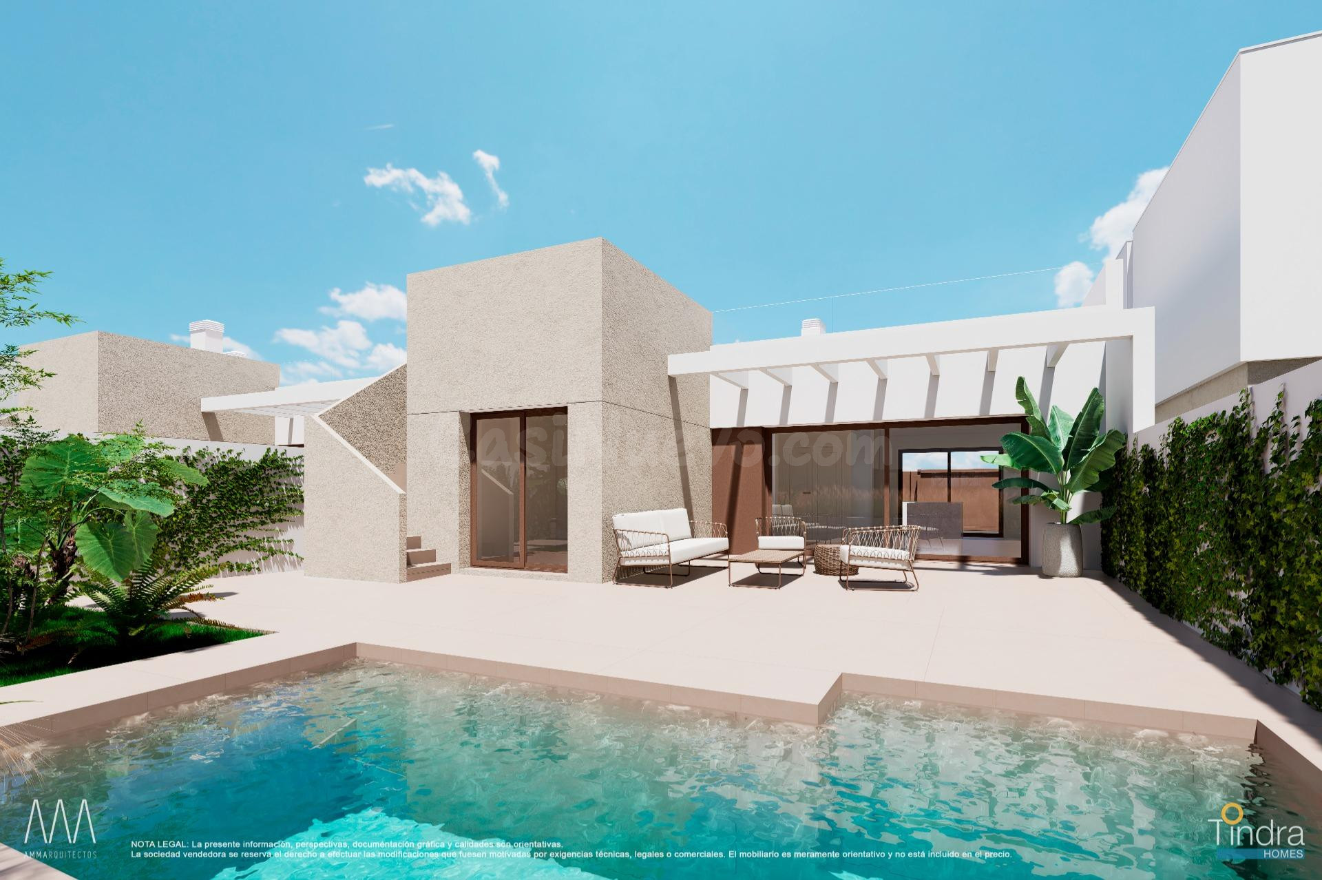 VILLAS DE NUEVA CONSTRUCCIÓN JUNTO AL CAMPO DE GOLF "LA SERENA"