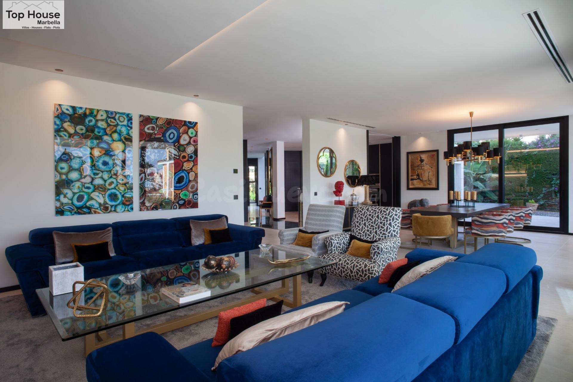 IMPRESIONANTE VILLA MODERNA EN PARCELAS DEL GOLF - MARBELLA - foto 4