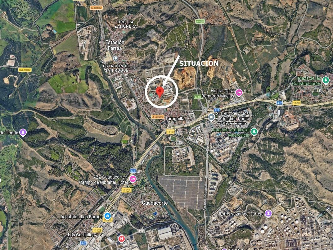 Suelo Terciario en Polígono La Pólvora (San Roque): 1.501 m2 Edificables con Uso TE.ZC-01 (Equipamiento Comercial) en Zona Industrial en Expansión
