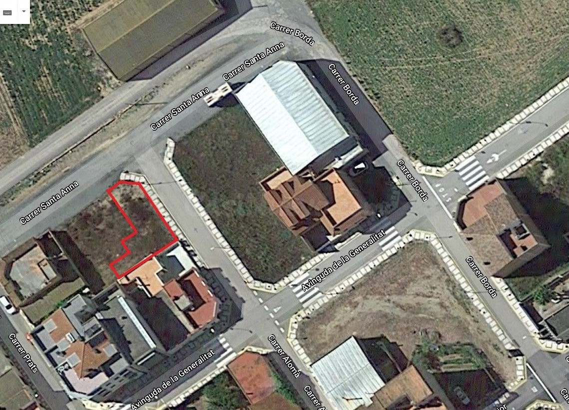SOLAR URBANO ESQUINERO EN L'ALDEA