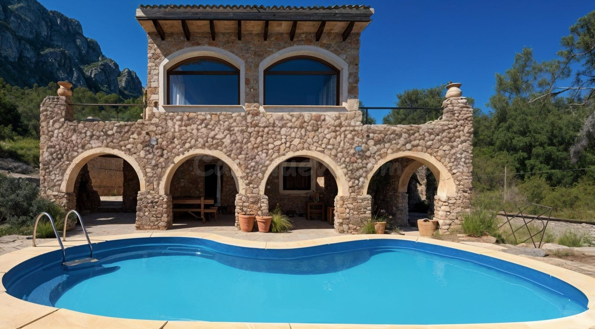 CASA DE PIEDRA EN LA RESERVA DE GALATZO