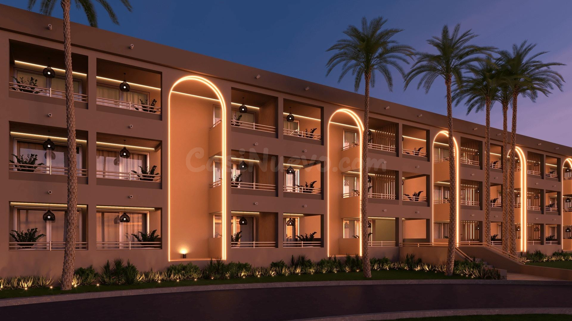 Apartamentos a amueblados con servicios hoteleros y estilo mediterráneo