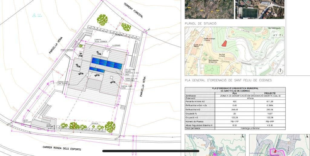 PARCELA EDIFICABLE con proyecto y excavaciones ya realizados