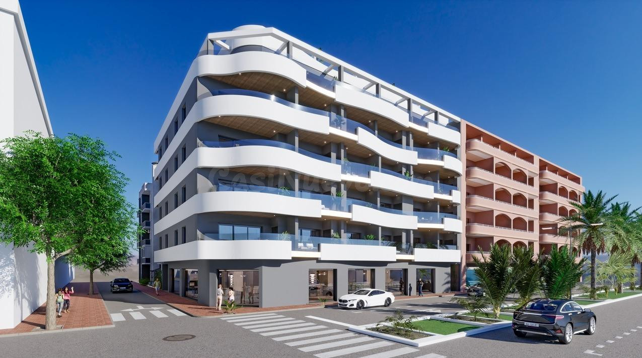 Se venden majestuosos pisos en EDIFICIO KASIA V en Torrevieja junto a la costa
