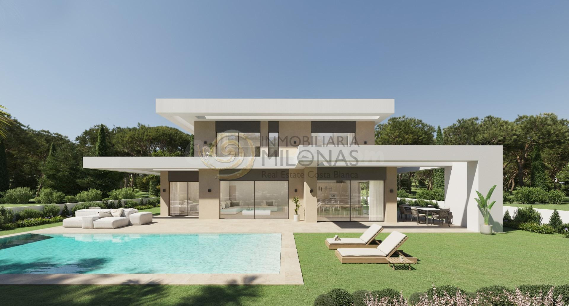 Espectacular villa de obra nueva en Jávea
