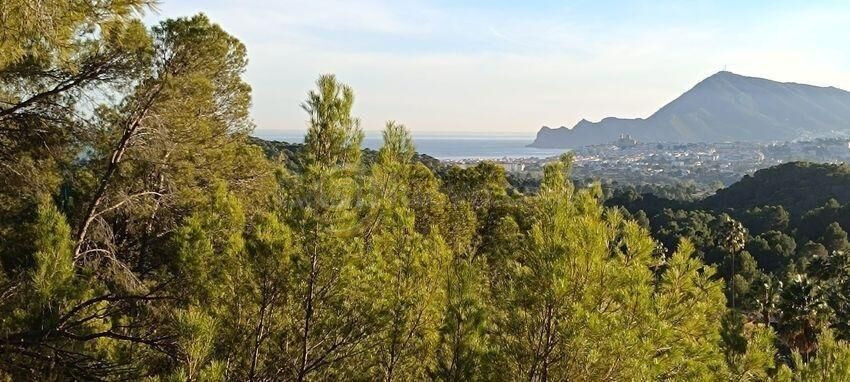 Magnífica parcela urbana en Altea la Vella con proyecto visado