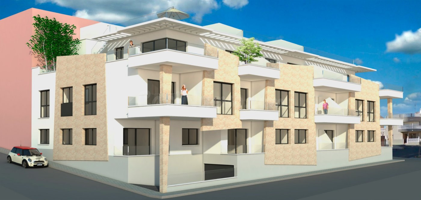 APARTAMENTO DE OBRA NUEVA EN TORRE DE LA HORADADA, 3 DORMITORIOS 2 BAÑOS A  DE 200 MTS. DEL MAR.