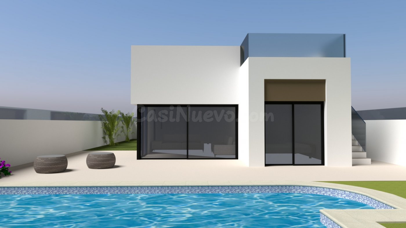 VILLA DE OBRA NUEVA EN PILAR DE LA HORADADA, 3 DORMITORIOS 3 BAÑOS