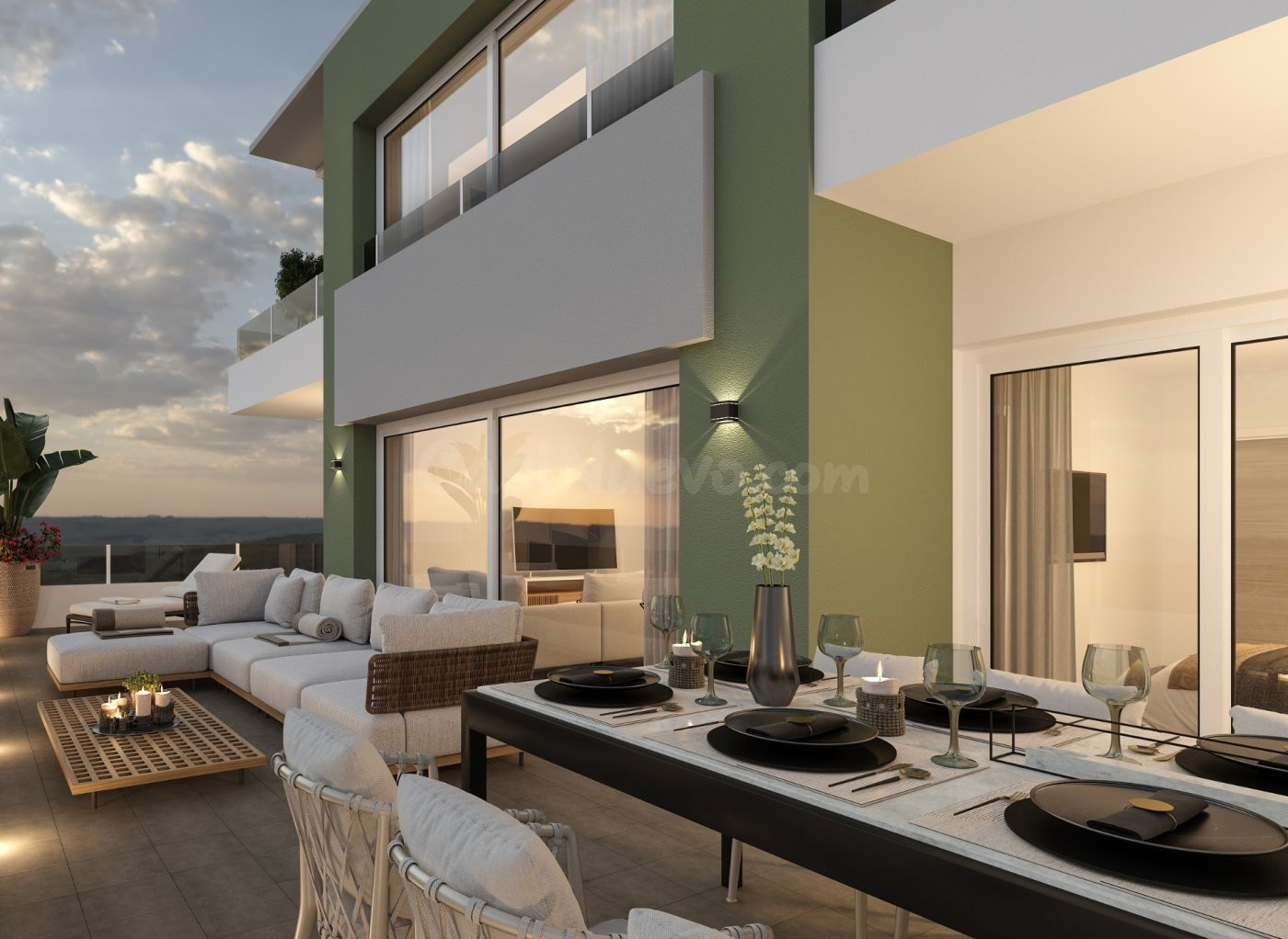 APARTAMENTOS DE  CON PISCINA COMUNITARIA Y VISTAS AL MAR EN  XERESA DEL MONTE ( GANDIA VALENCIA)