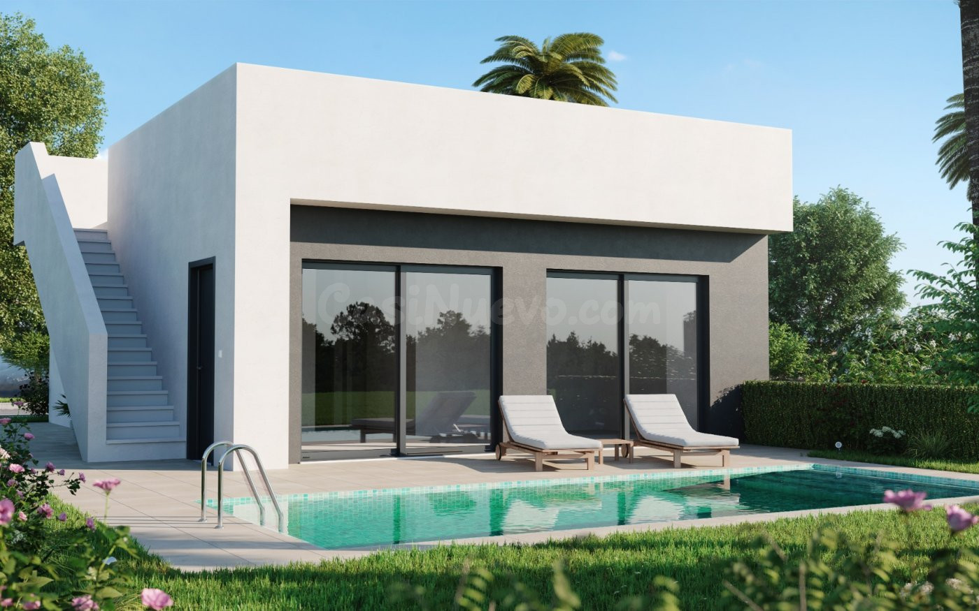 MARAVILLOSA VILLA DE 2 habitaciones CON GRAN JARDIN Y SOLARIUM EN CONDADO DE ALHAMA
