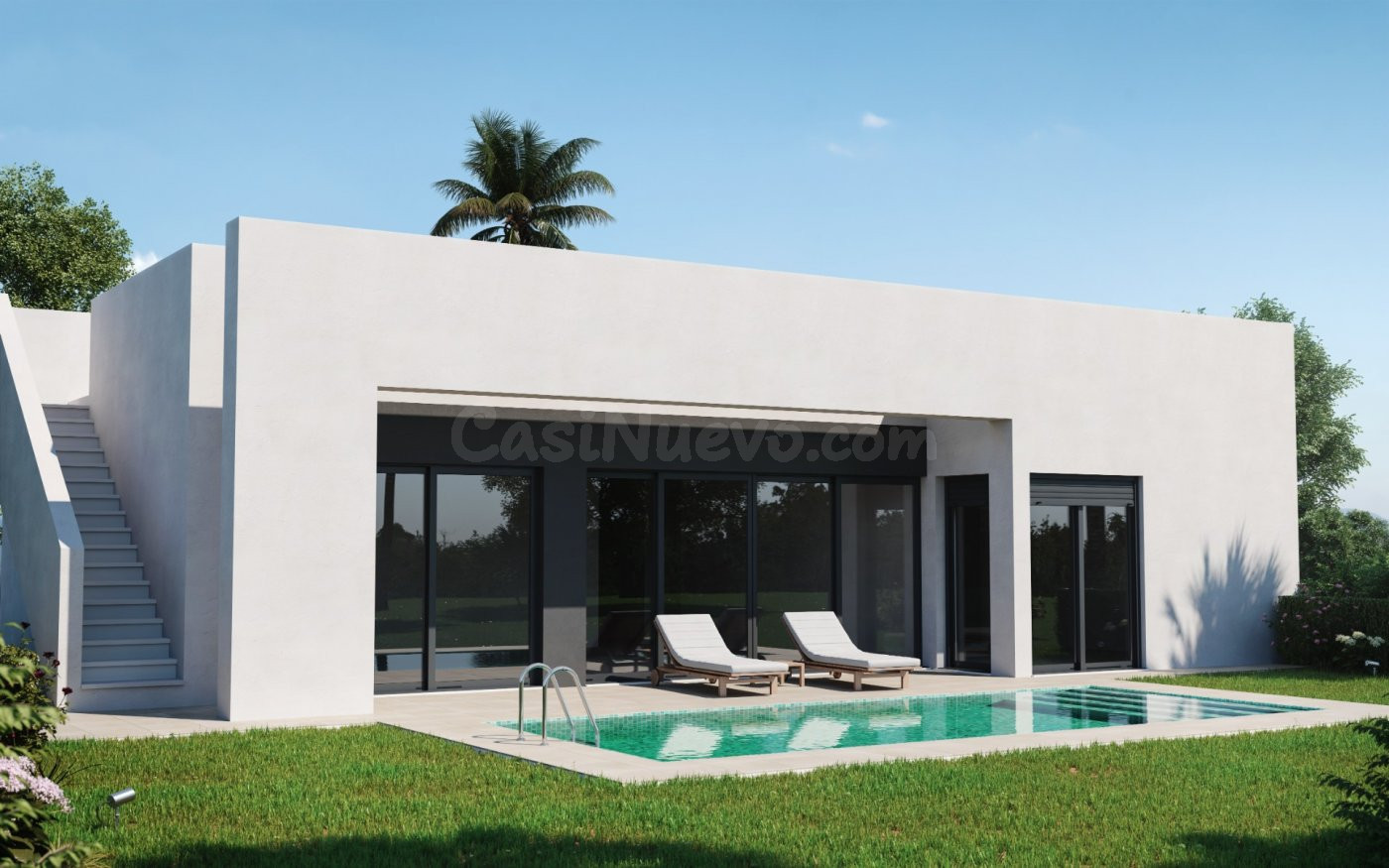 MARAVILLOSA VILLA DE 4 habitaciones CON GRAN JARDIN Y SOLARIUM EN CONDADO DE ALHAMA