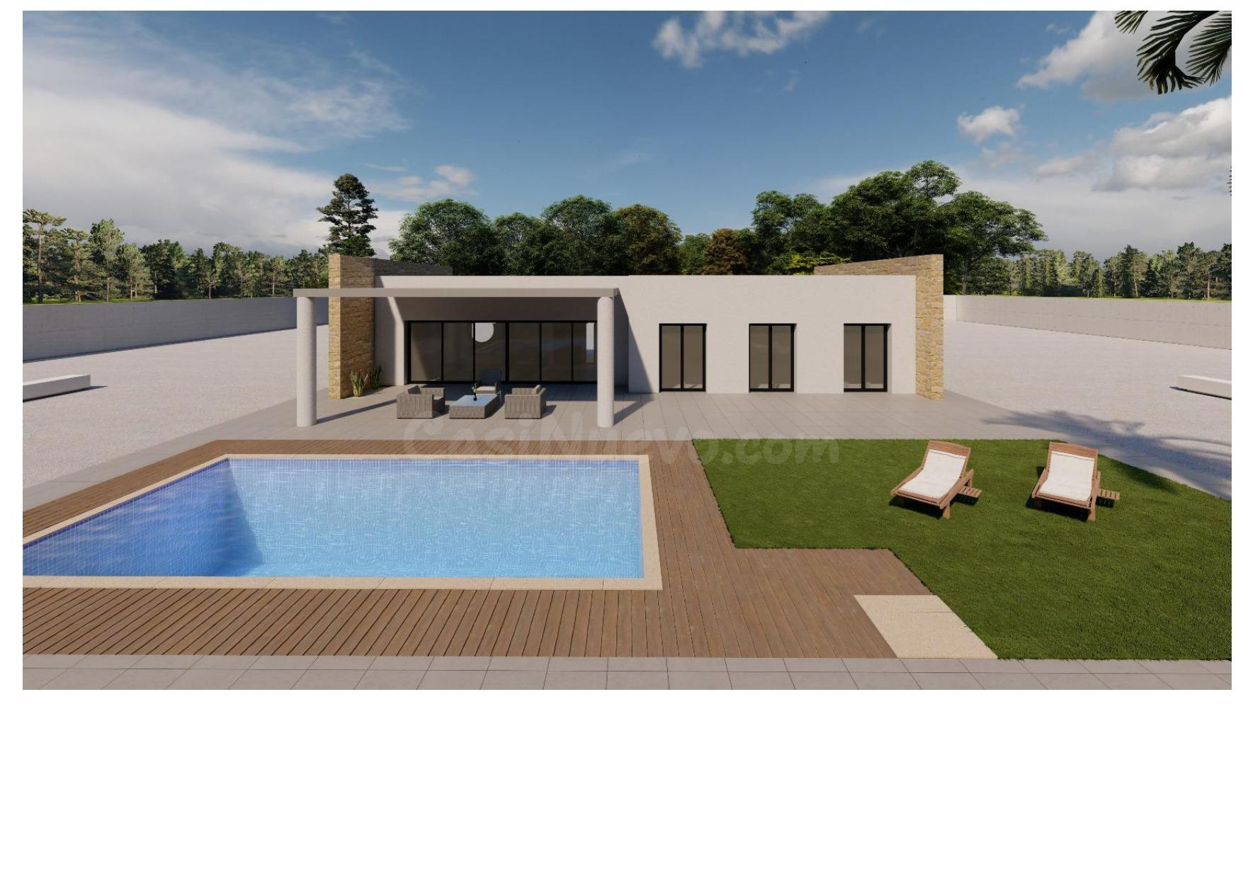 SE VENDE CHALET DE OBRA NUEVA SOBRE PLANO ( 4 VIVIENDAS UNICAS )