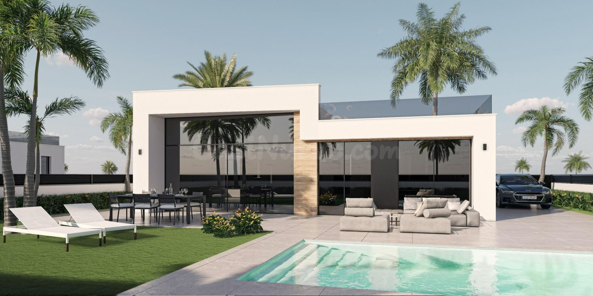 Chalets de lujo en Campo de Golf