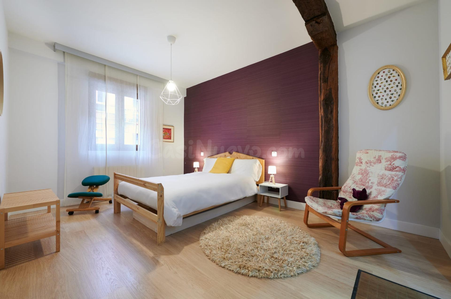 Se Alquila bonita Vivienda de 3 dormitorios, 2 baños y terraza en Zona Bilbao la Vieja