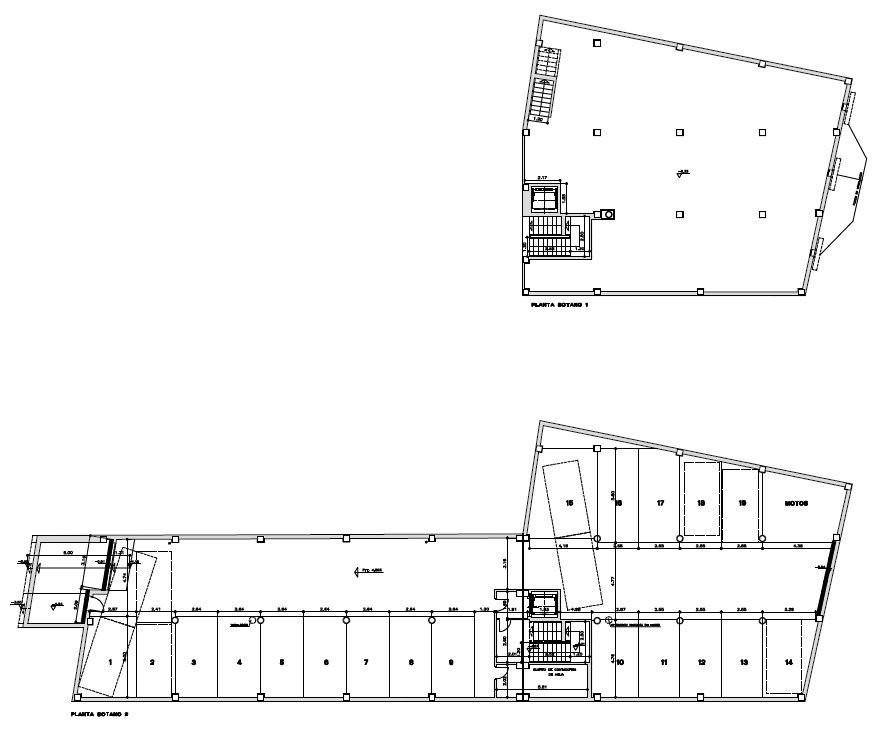 Parcela 1500m2 uso comercial, estructura de 2000m2 + 1000m2 sótano