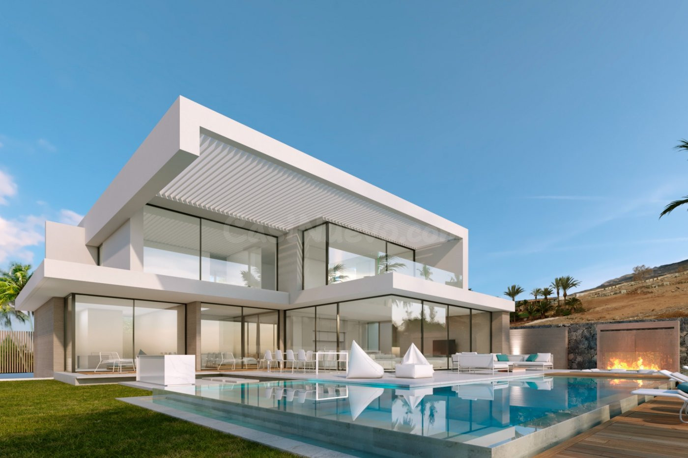Se vende parcela con villa en primera línea de golf de abama resort