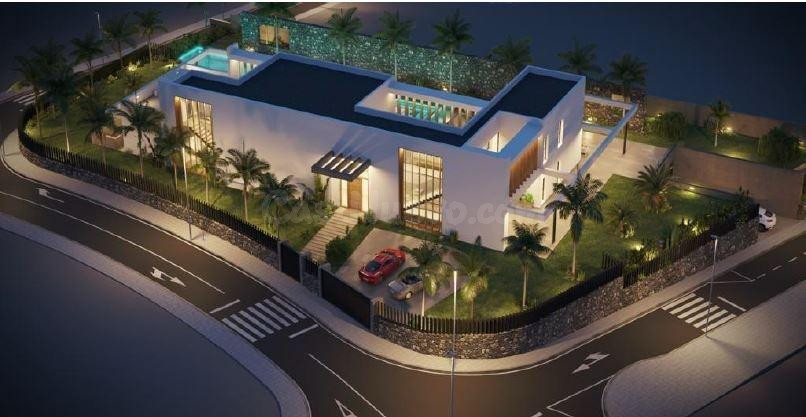 Parcela residencial en la Caleta con licencia y proyecto para construir villa de lujo