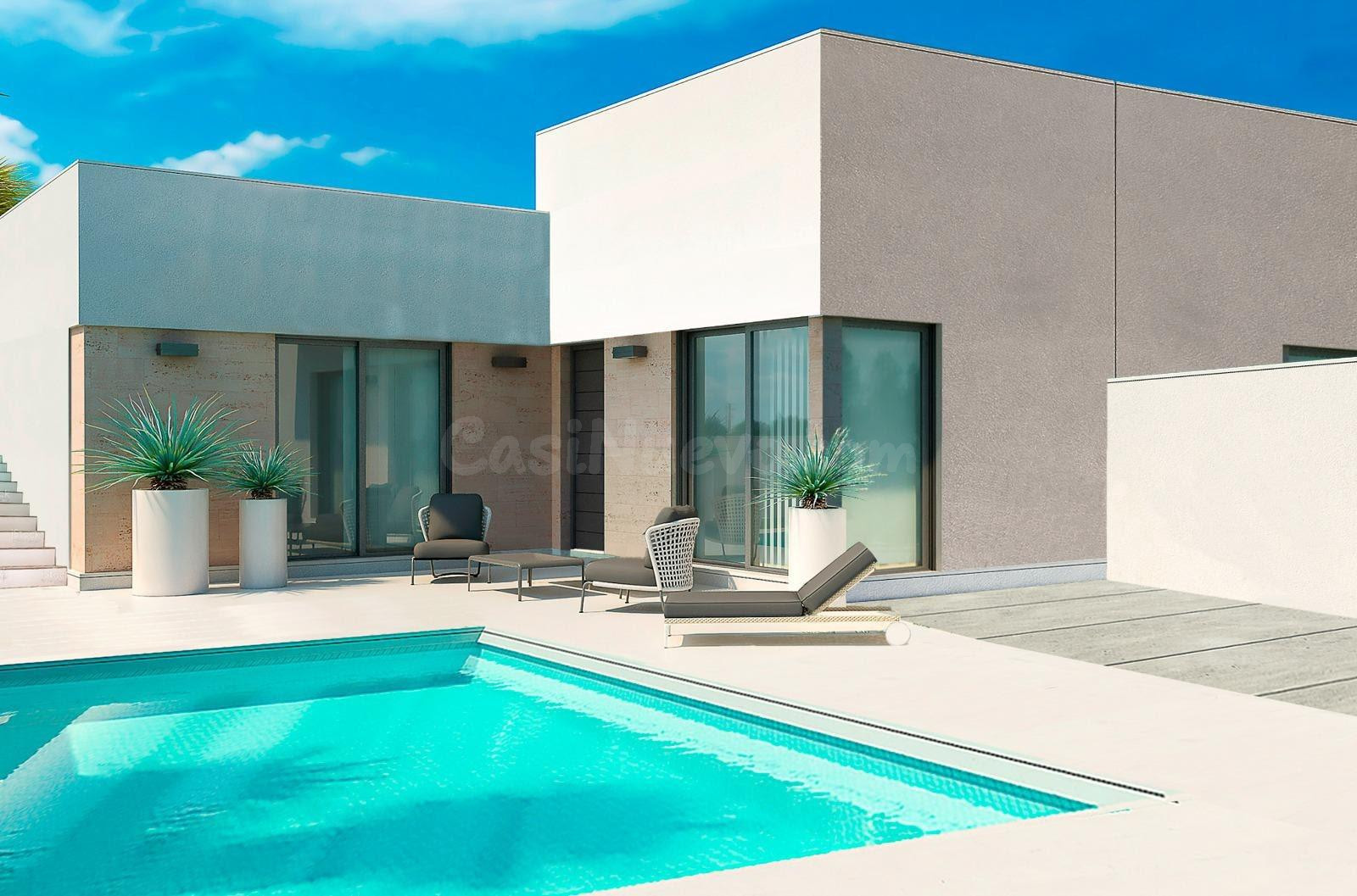NUEVA FASE - VILLAS INDEPENDIENTES en una sola planta con PISCINA PRIVADA en DAYA NUEVA