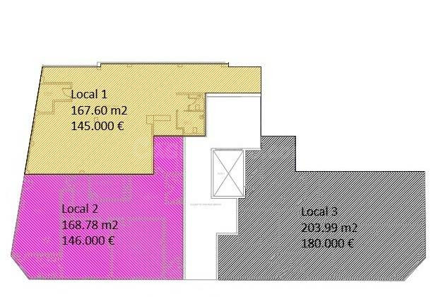 3 Locales Comerciales en el mismo Bajo