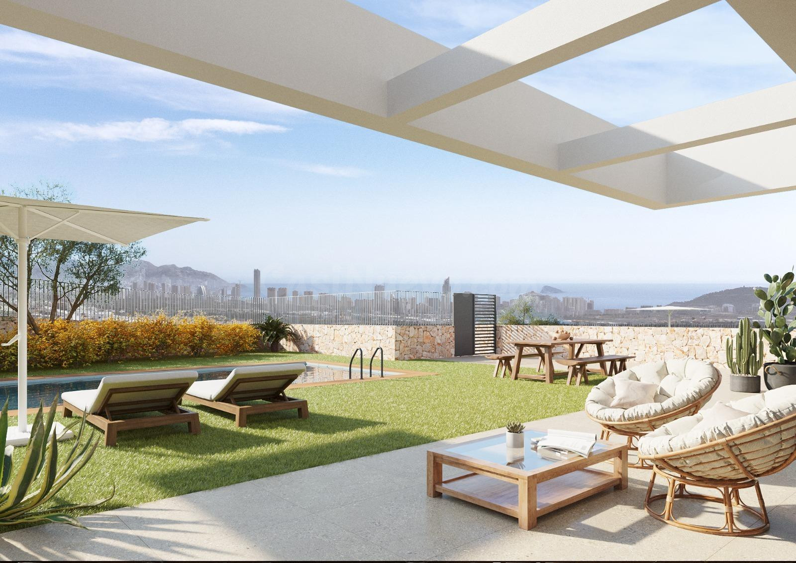 Exclusiva villa con vistas panorámicas al mar en Finestrat