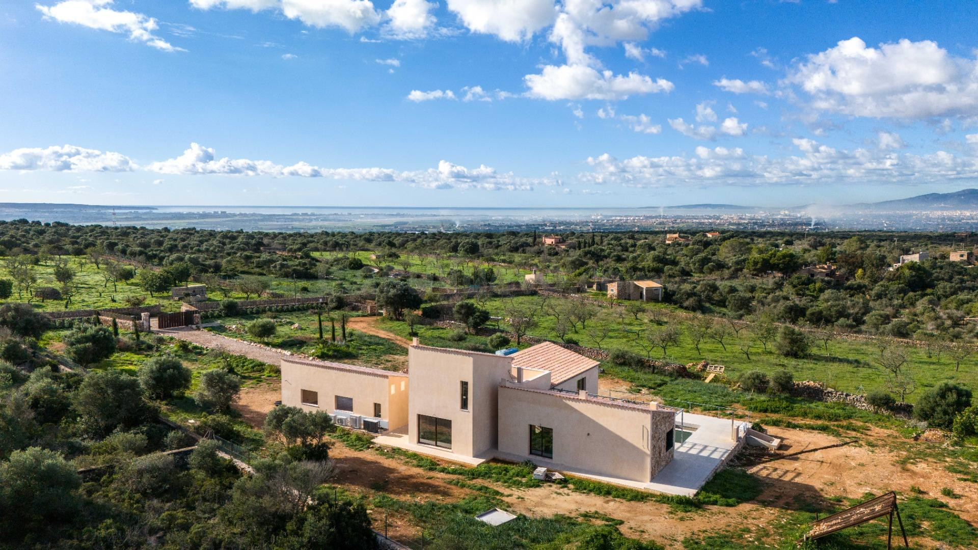 Finca con vistas panorámicas en las afueras de Pòrtol