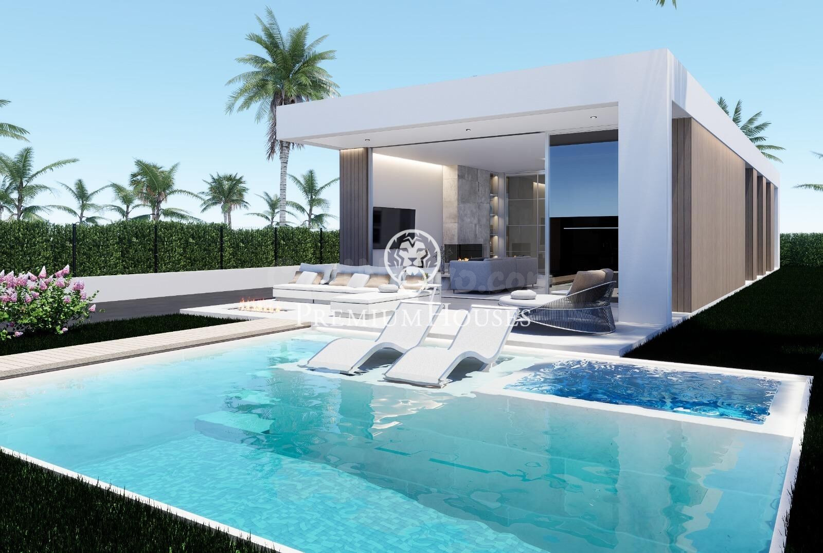 Chalet con piscina y jardín en Mas Alba