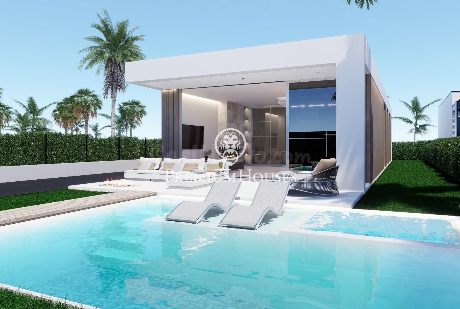Chalet con piscina y terraza en Mas Alba