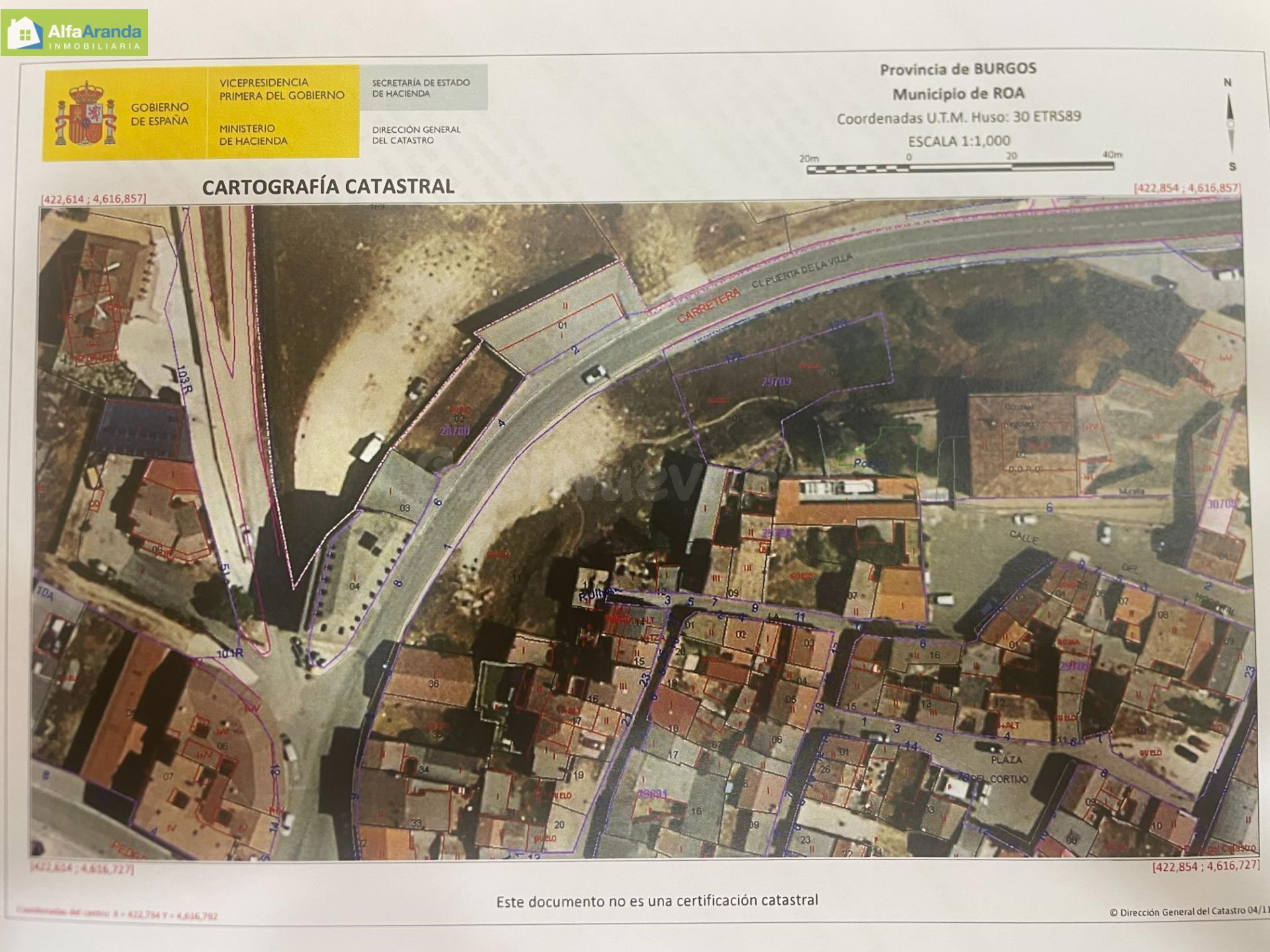 SOLAR EN VENTA EN ROA DE DUERO JUNTO AL CONSEJO REGULADOR