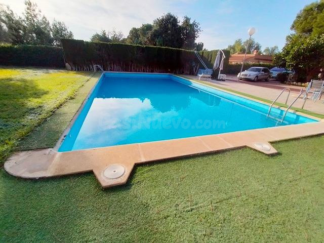 Chalet listo para disfrutar del aire libre.