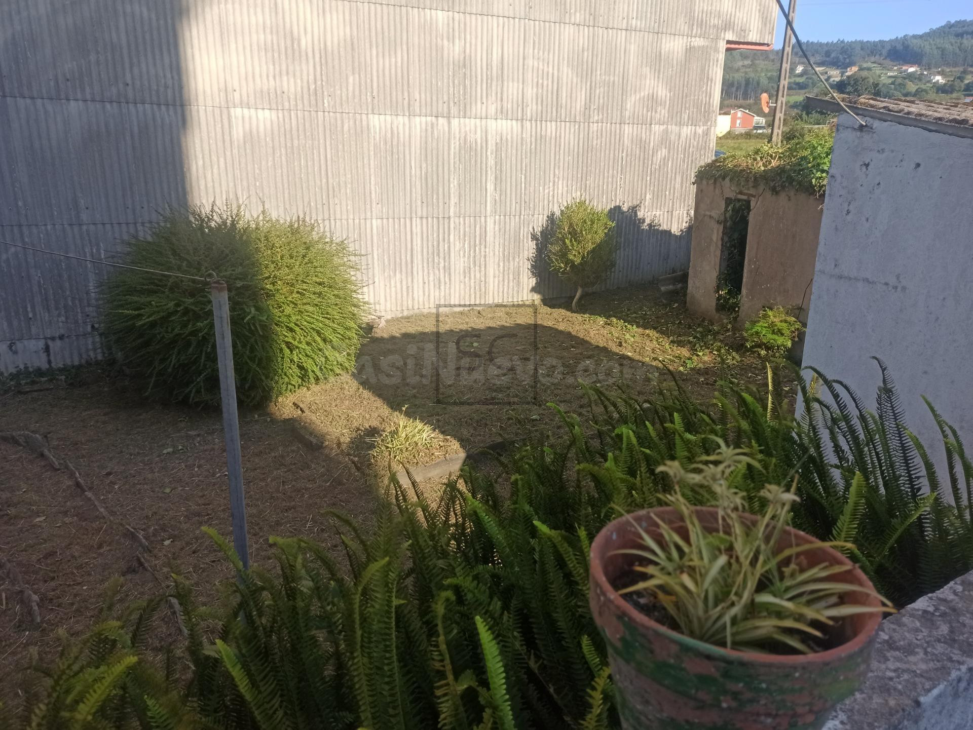 Casa con finca para rehabilitar en solar urbano en Neda