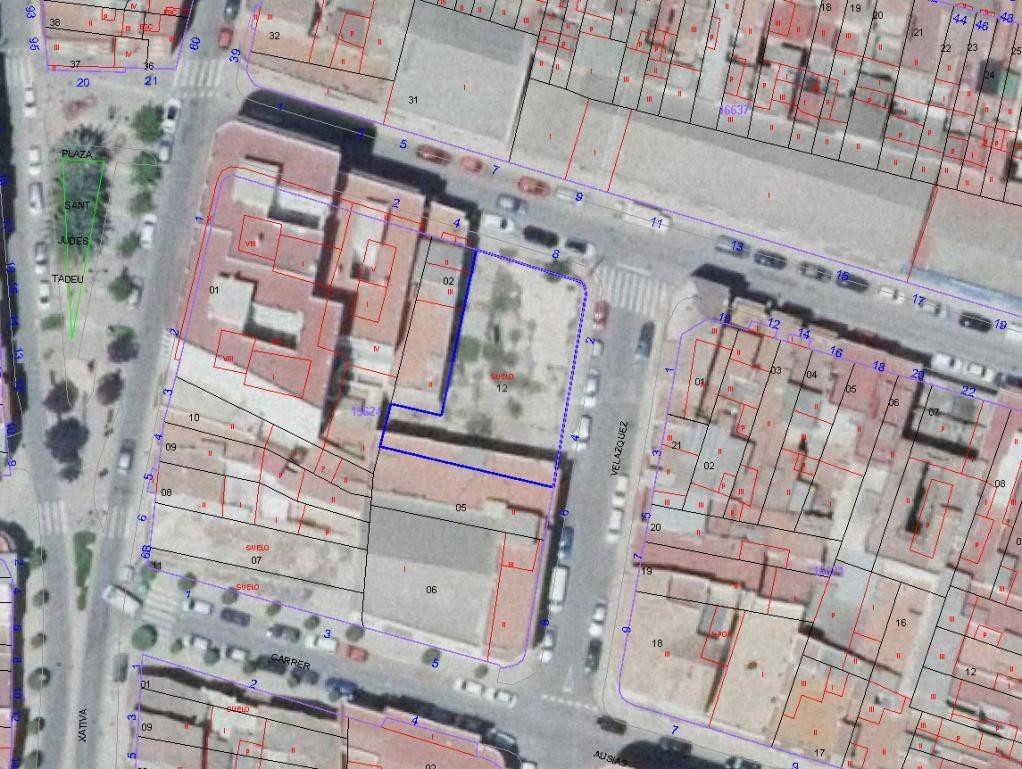 Suelo Urbano de 463 m2  en Alzira