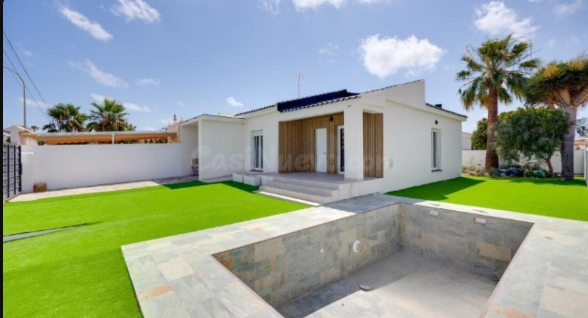 Chalet reformado en la siesta con piscina