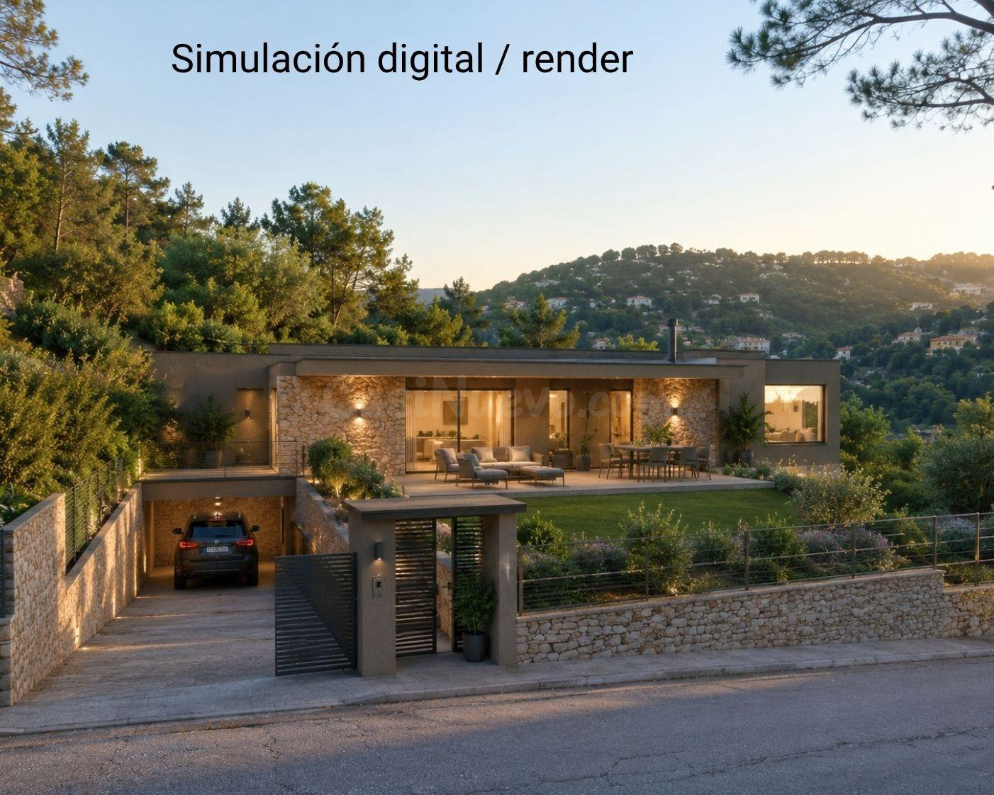 Terreno urbano de 1.000 m2 en Solana de Vallirana
