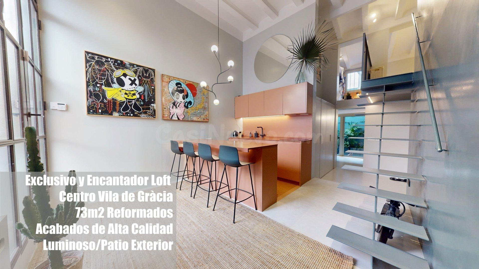 Loft exclusivo en el corazón de Gràcia