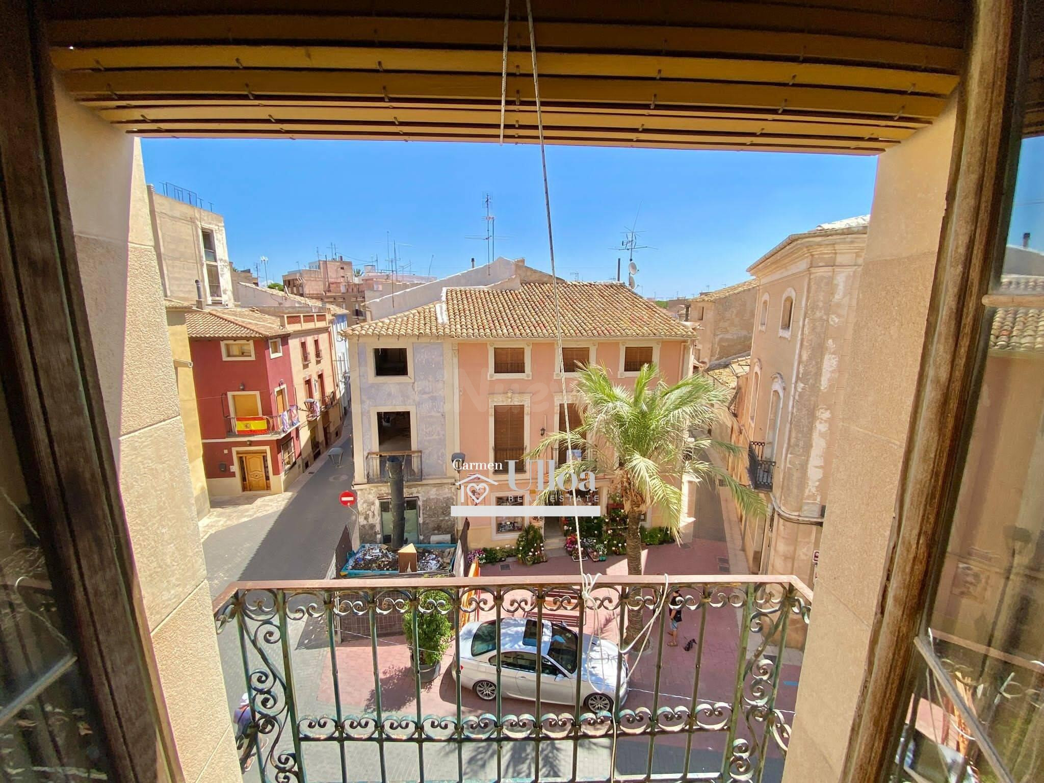 CASA SEÑORIAL PARA REFORMAR EN EL CENTRO DE ASPE –GRAN POTENCIAL COMO HOTEL BOUTIQUE O CASA FAMILIAR
