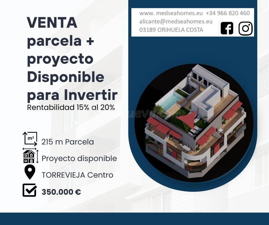 Inmejorable parcela en esquina en TORREVIEJA