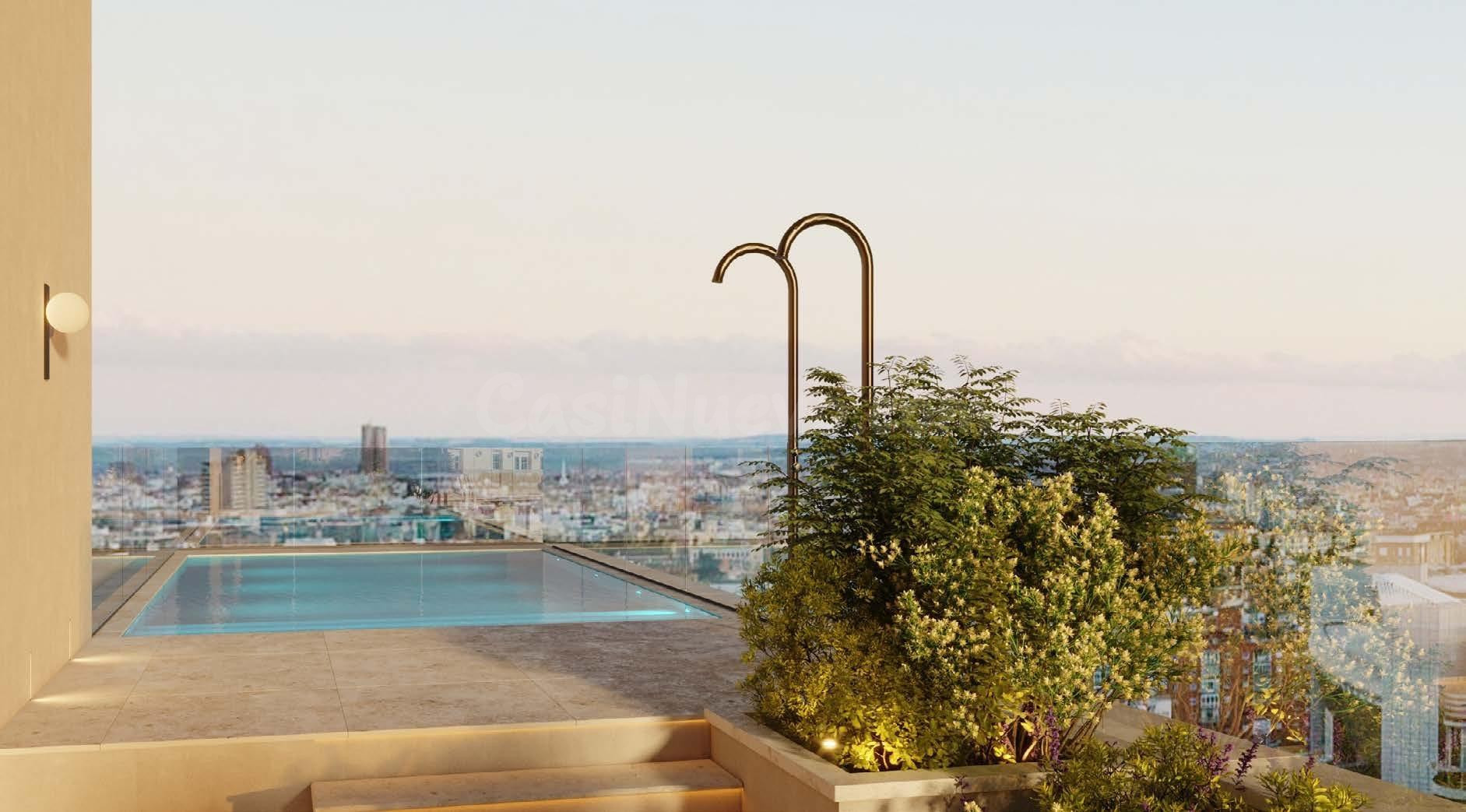 Espectacular vivienda de obra nueva a la venta en Chamberí