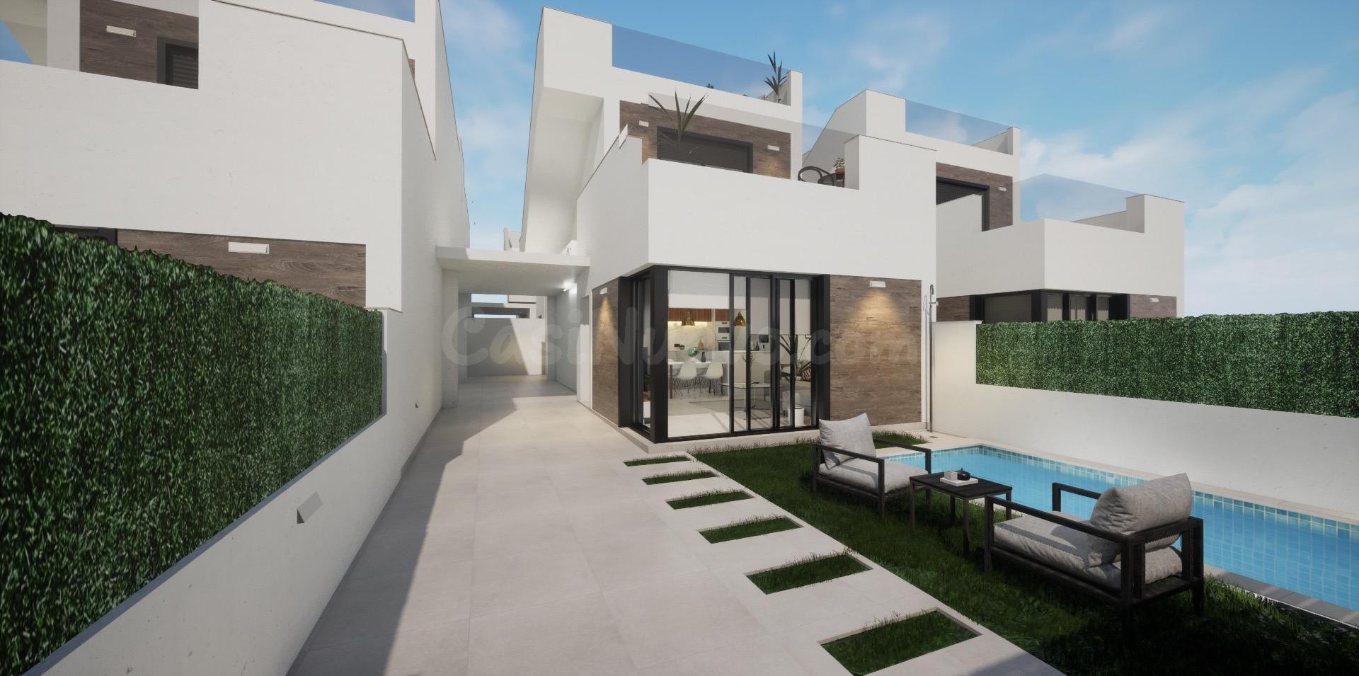 Villa de obra nueva en Los Alcázares