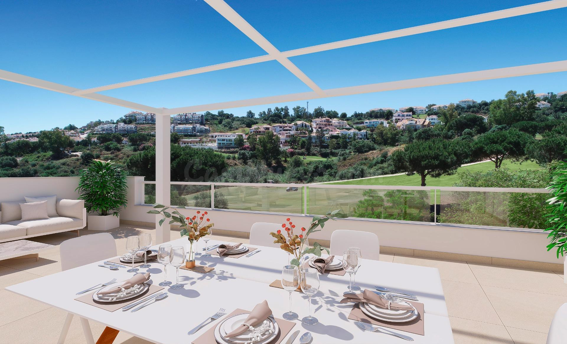 Maravilloso apartamento de 3 dormitorios con vistas a la Cala Golf