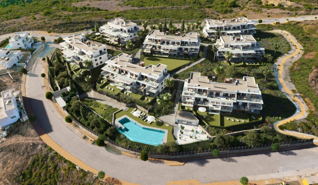 Venta de apartamentos con vistas al mar, a 250 metros de la playa en la Costa del Sol.
