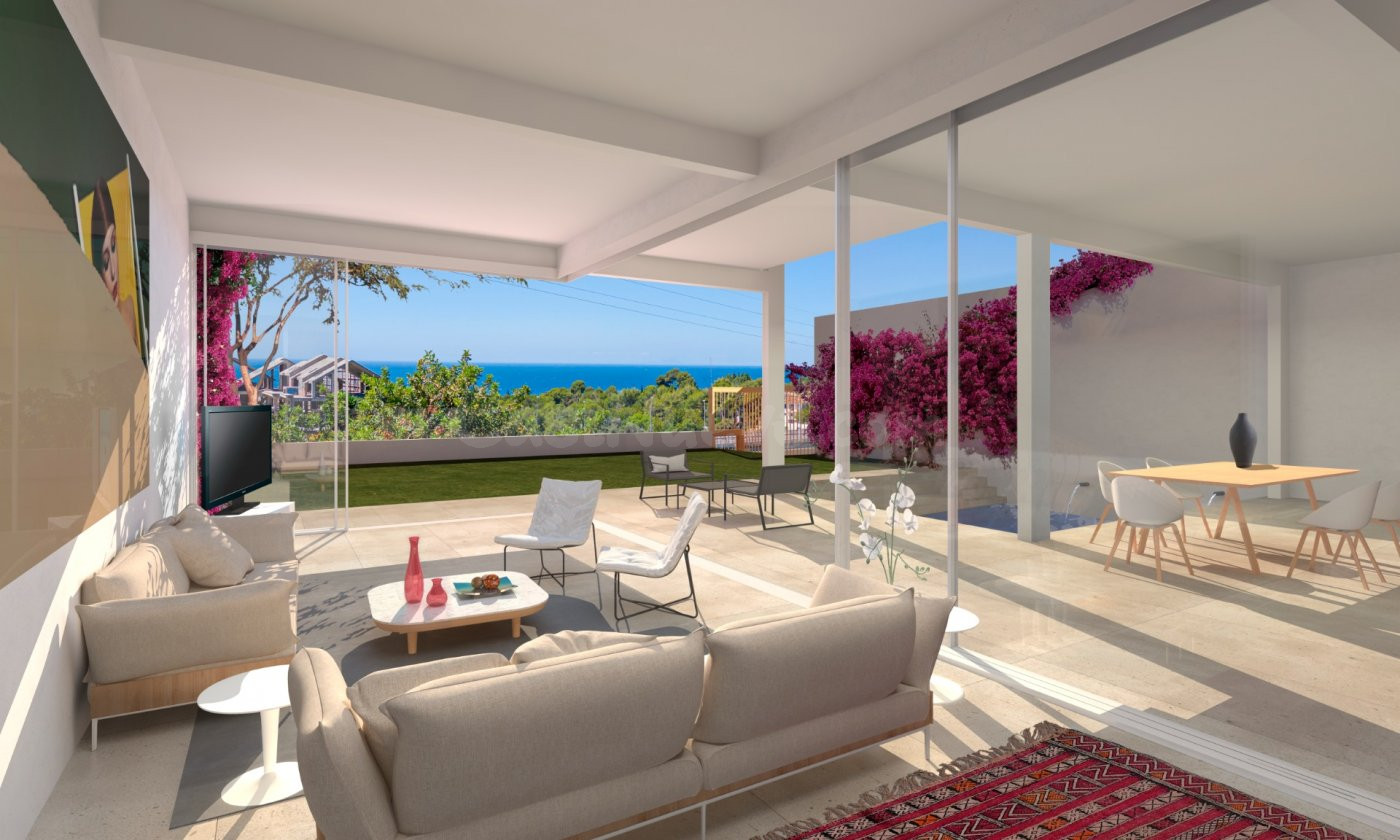 Conjunto de ocho villas independientes en Marbella.