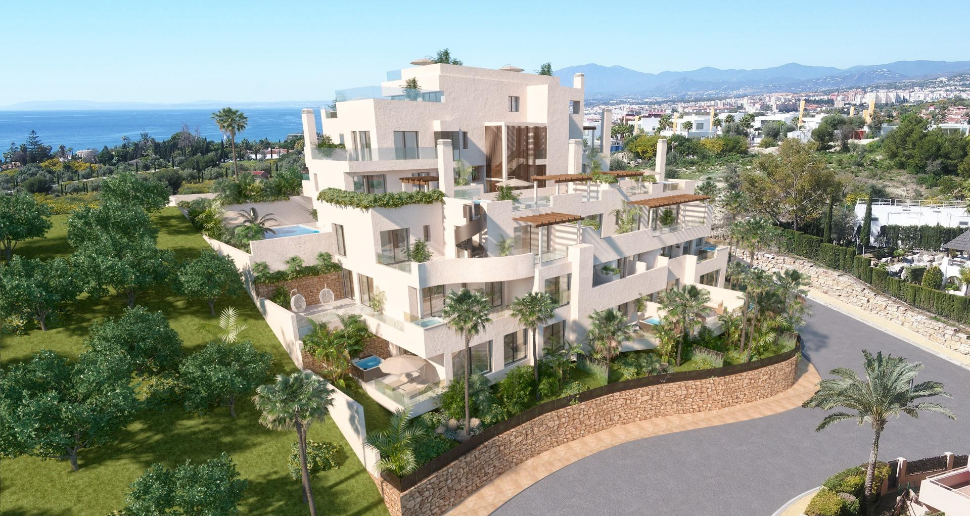 MAGNÍFICO PISO CON VISTAS AL MAR MEDITERRÁNEO EN MARBELLA
